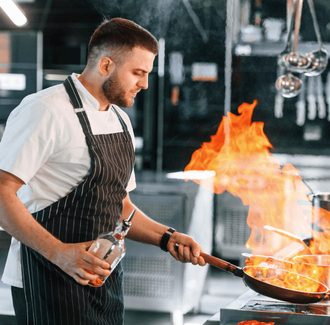 viande au feu de bois